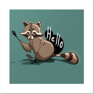 raccoon Posters and Art
